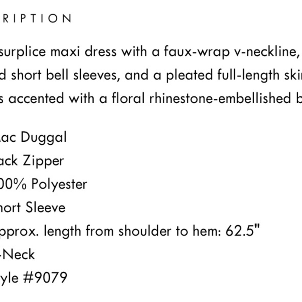 MAC DUGGAL Gown - Size 12